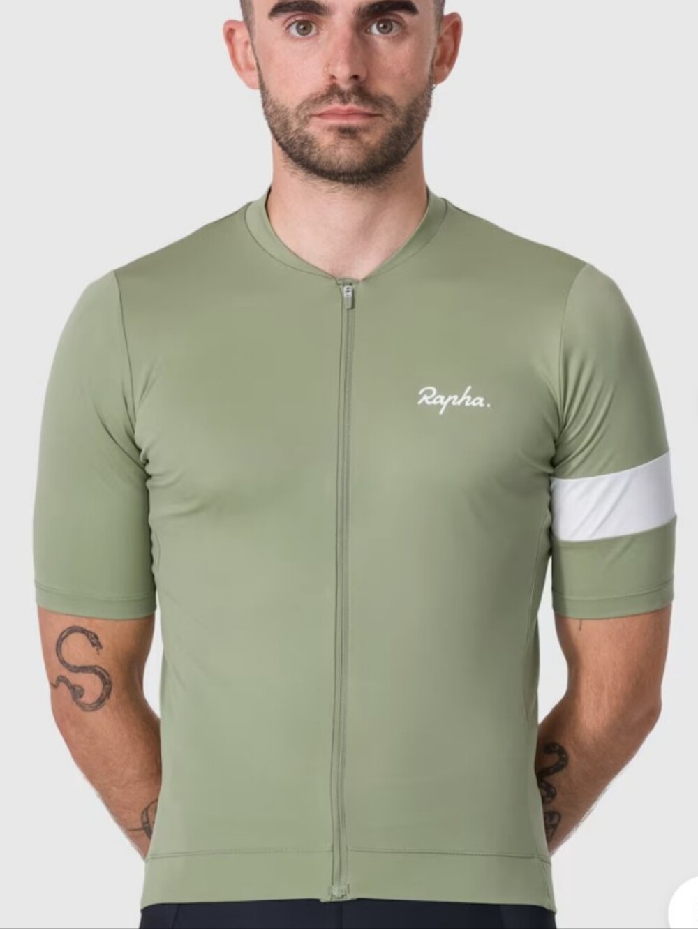 Rapha Core Jersey Biking Shirt Short Sleeve Green Small Island Classic